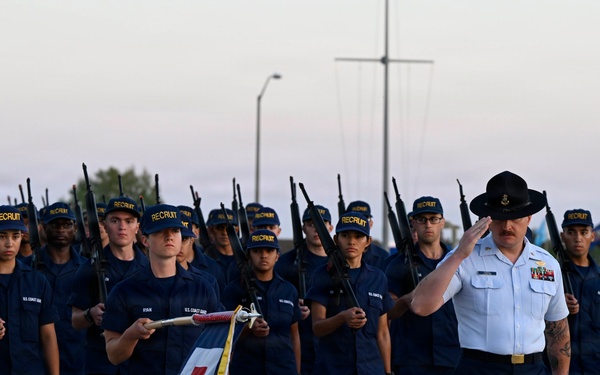 Memorial Day Weekend Sunset Parade at Coast Guard Training Center Cape May