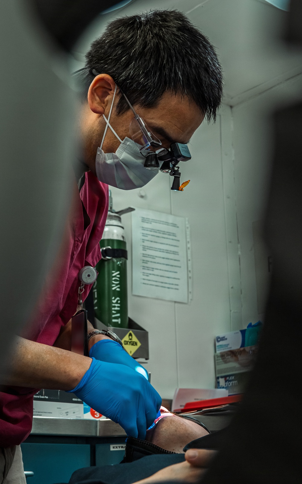 Ronald Reagan Sailors Conduct Dental Inspections