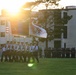 Memorial Day Weekend Sunset Parade at Coast Guard Training Center Cape May