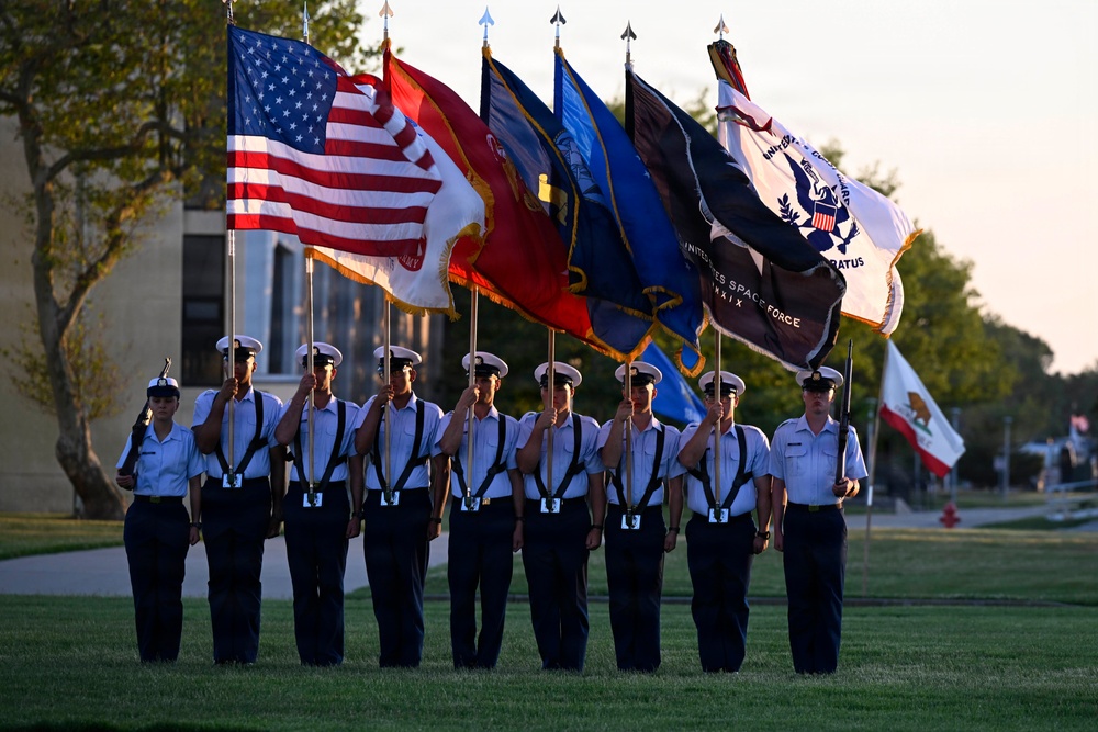 Memorial Day Weekend Sunset Parade at Coast Guard Training Center Cape May