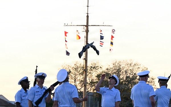 Memorial Day Weekend Sunset Parade at Coast Guard Training Center Cape May
