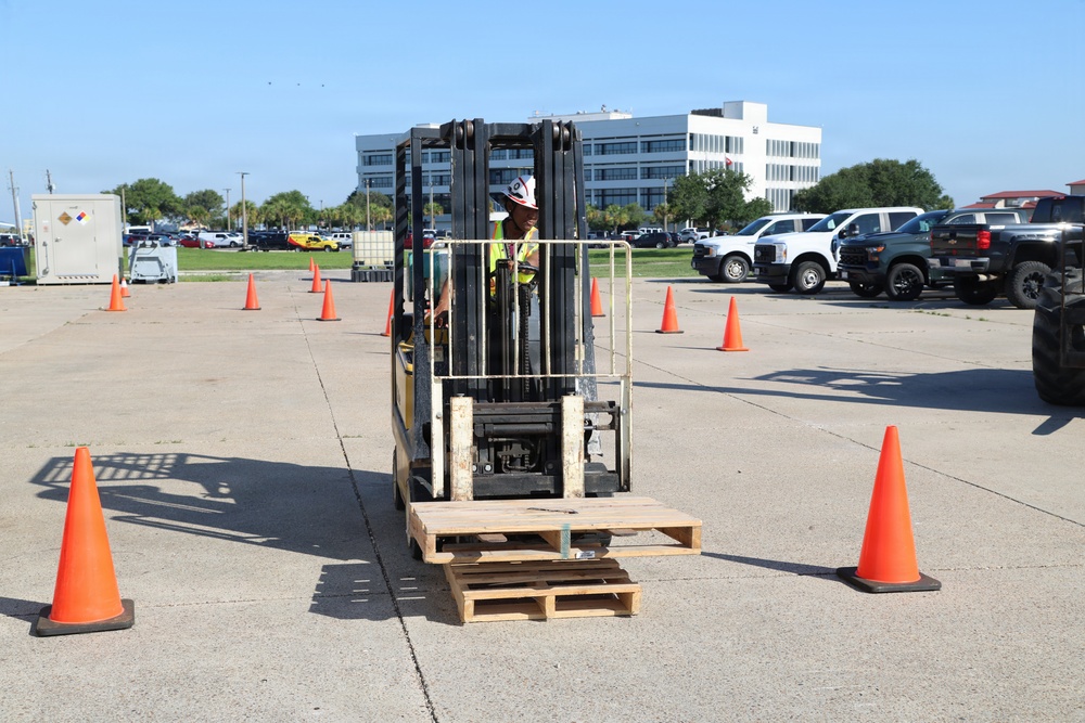 Galveston District Champions Complete Forklift Certification
