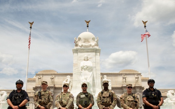 JTF-DC Patrols Restored Fountains