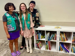 Turning the Page: Girl Scouts Create Reading Space for Families at BJACH