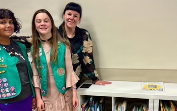 Turning the Page: Girl Scouts Create Reading Space for Families at BJACH