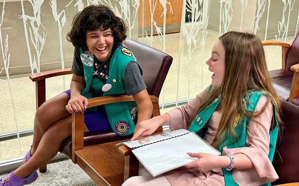 Turning the Page: Girl Scouts Create Reading Space for Families at BJACH