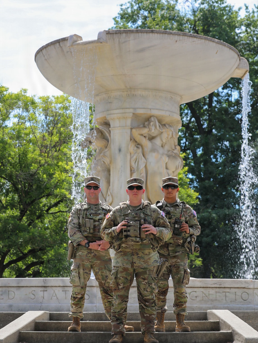 JTF-DC Patrols Restored Fountains