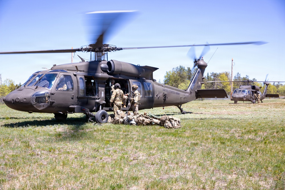 3-126th Infantry Air Assault Operations Camp Grayling