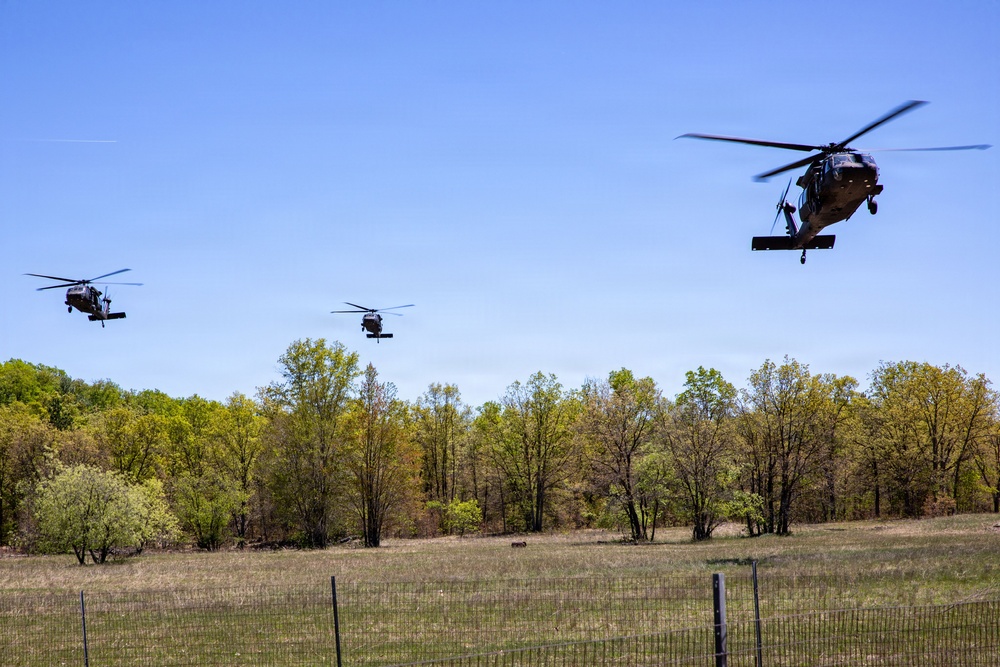 3-126th Infantry Air Assault Operations Camp Grayling