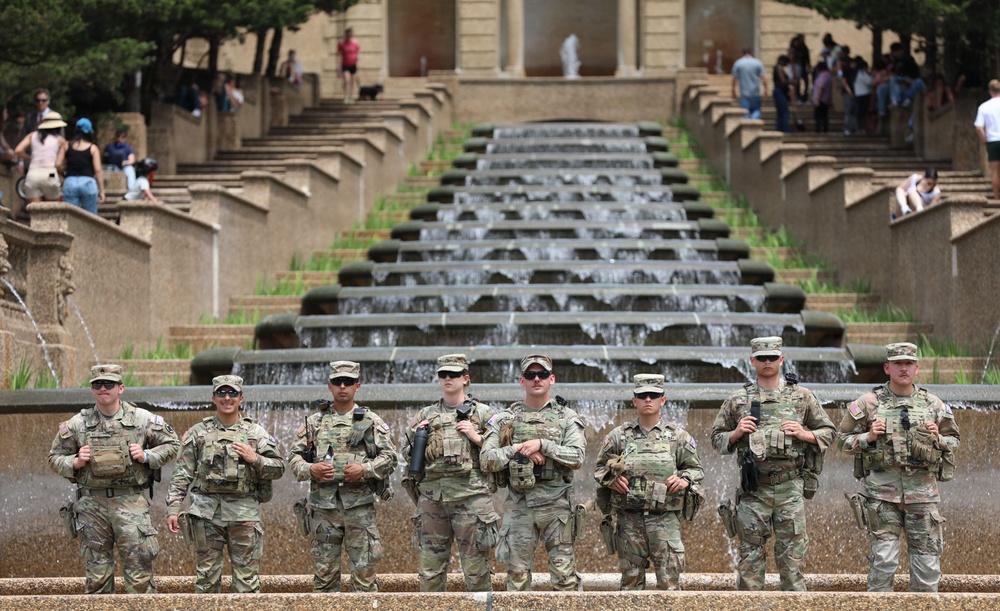 JTF-DC Patrols Restored Fountains