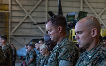 VMM-261 change of command ceremony