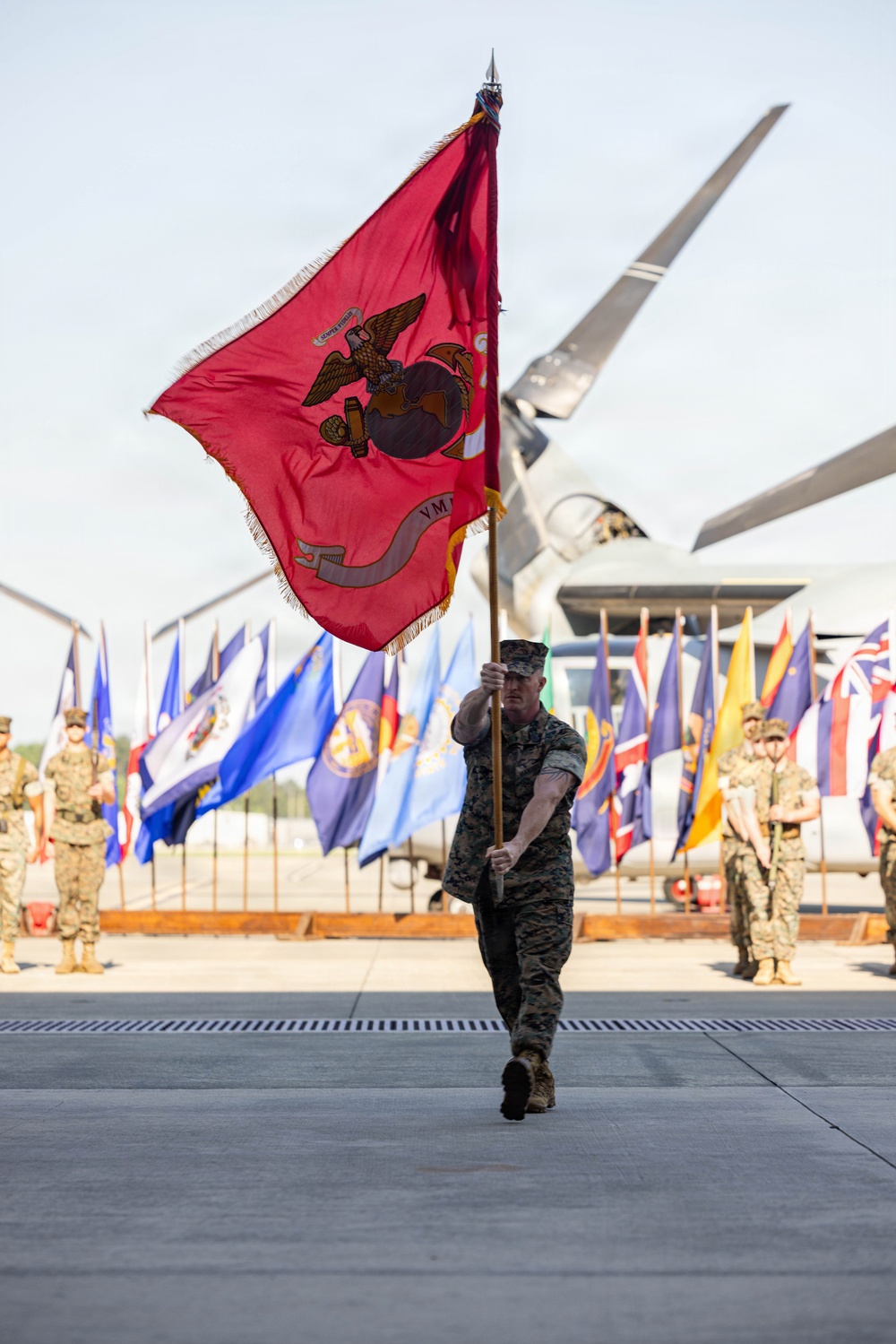 VMM-261 change of command ceremony