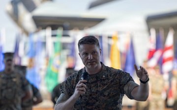 VMM-261 change of command ceremony
