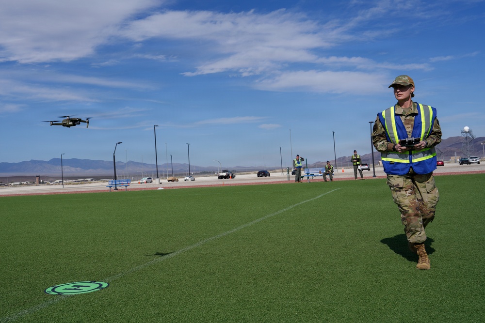 Combat readiness inspection integrates simulated threats; 432nd Wing Airmen respond