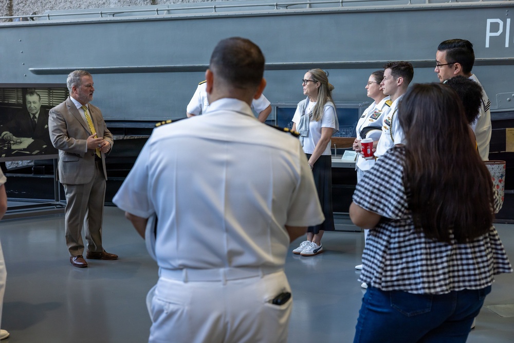 Naval Leadership Tour the World War II Museum During Sail 250 New Orleans