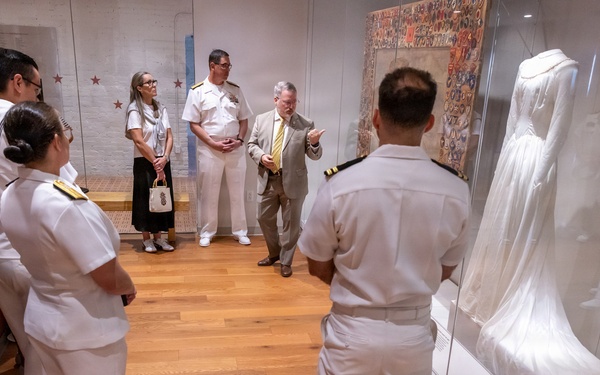 Naval Leadership Tour the World War II Museum During Sail 250 New Orleans