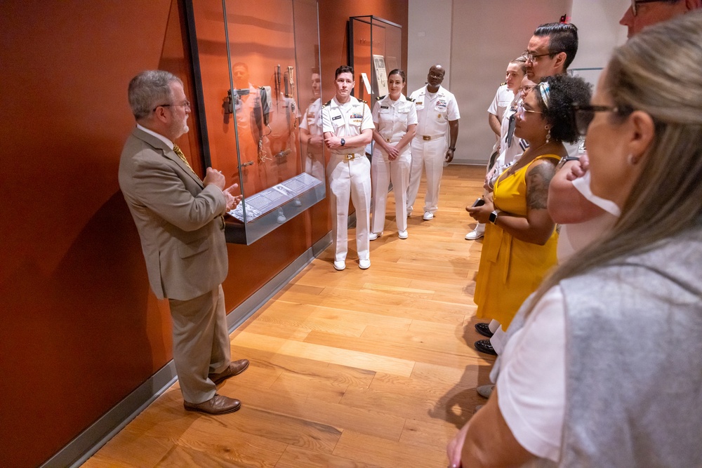 Naval Leadership Tour the World War II Museum During Sail 250 New Orleans