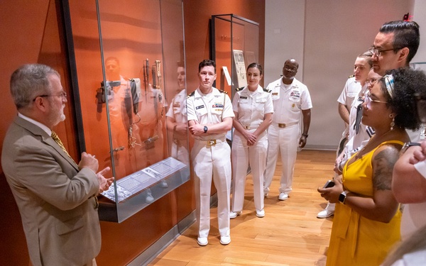 Naval Leadership Tour the World War II Museum During Sail 250 New Orleans