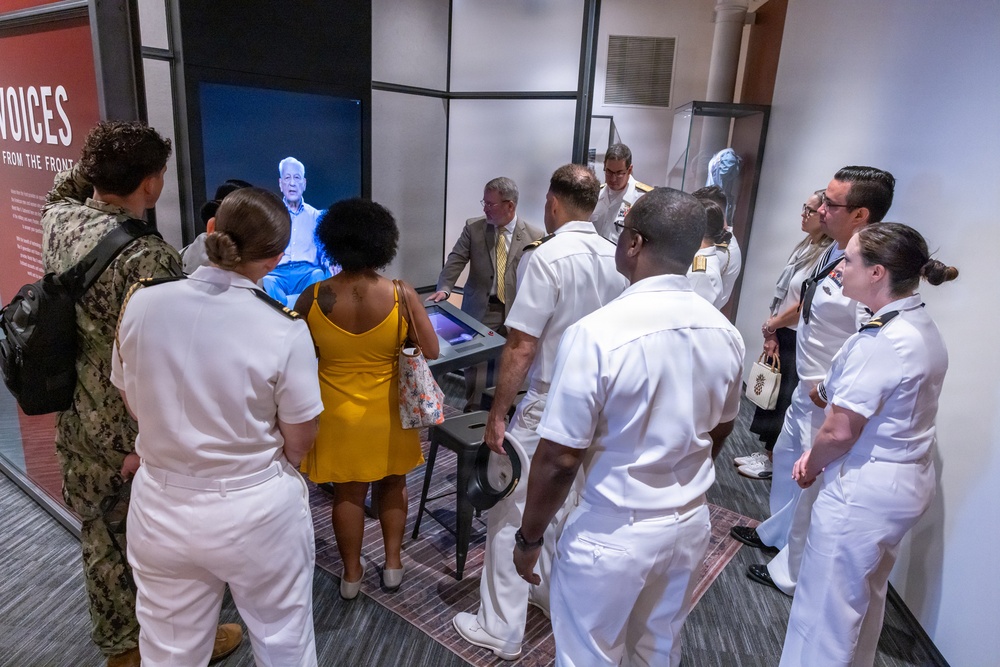 Naval Leadership Tour the World War II Museum During Sail 250 New Orleans