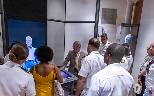 Naval Leadership Tour the World War II Museum During Sail 250 New Orleans