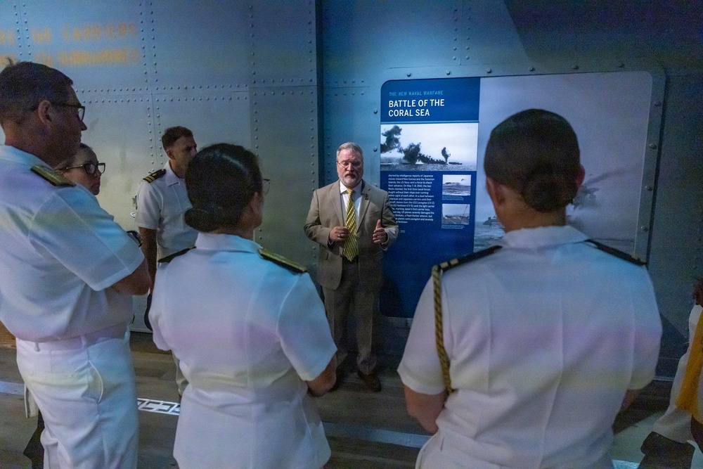 Naval Leadership Tour the World War II Museum During Sail 250 New Orleans