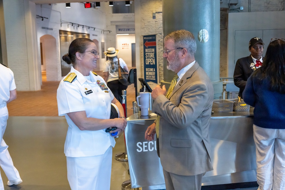 Naval Leadership Tour the World War II Museum During Sail 250 New Orleans