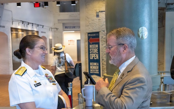 Naval Leadership Tour the World War II Museum During Sail 250 New Orleans