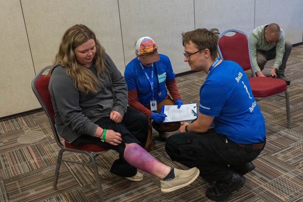Interagency partners conduct patient triage during Pathfinder 2026