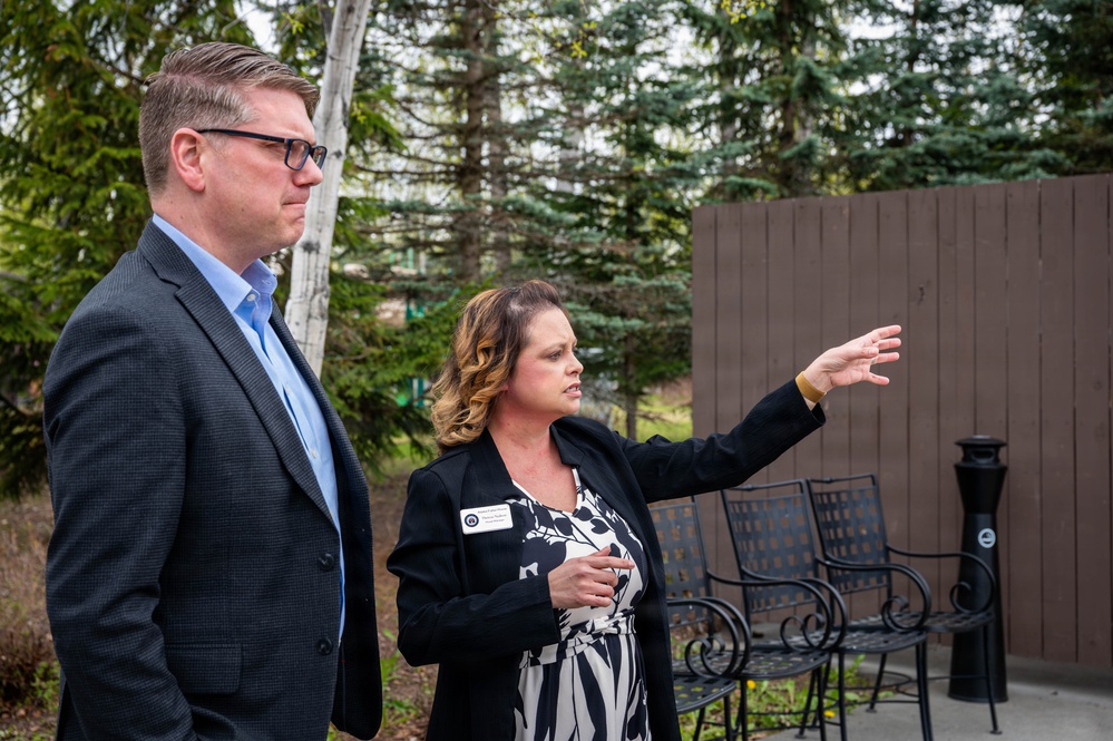 Congressman Nicholas Begich visits Alaska Fisher House