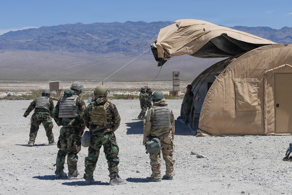 Combat readiness inspection integrates simulated threats; 432nd Wing Airmen respond