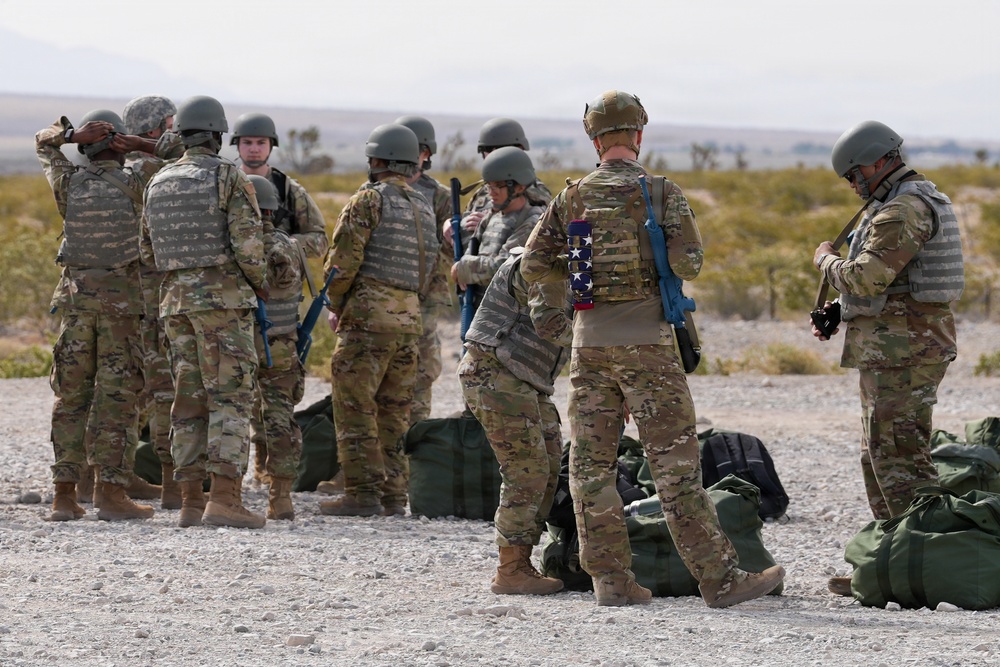 Combat readiness inspection integrates simulated threats; 432nd Wing Airmen respond