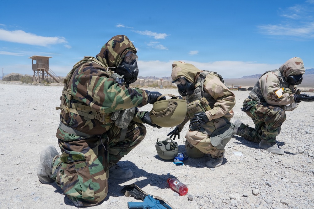 Combat readiness inspection integrates simulated threats; 432nd Wing Airmen respond
