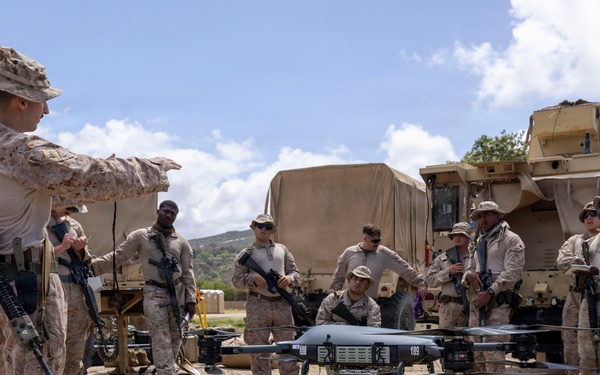 1st MLG Marines conducts s-UAS training during field exercise