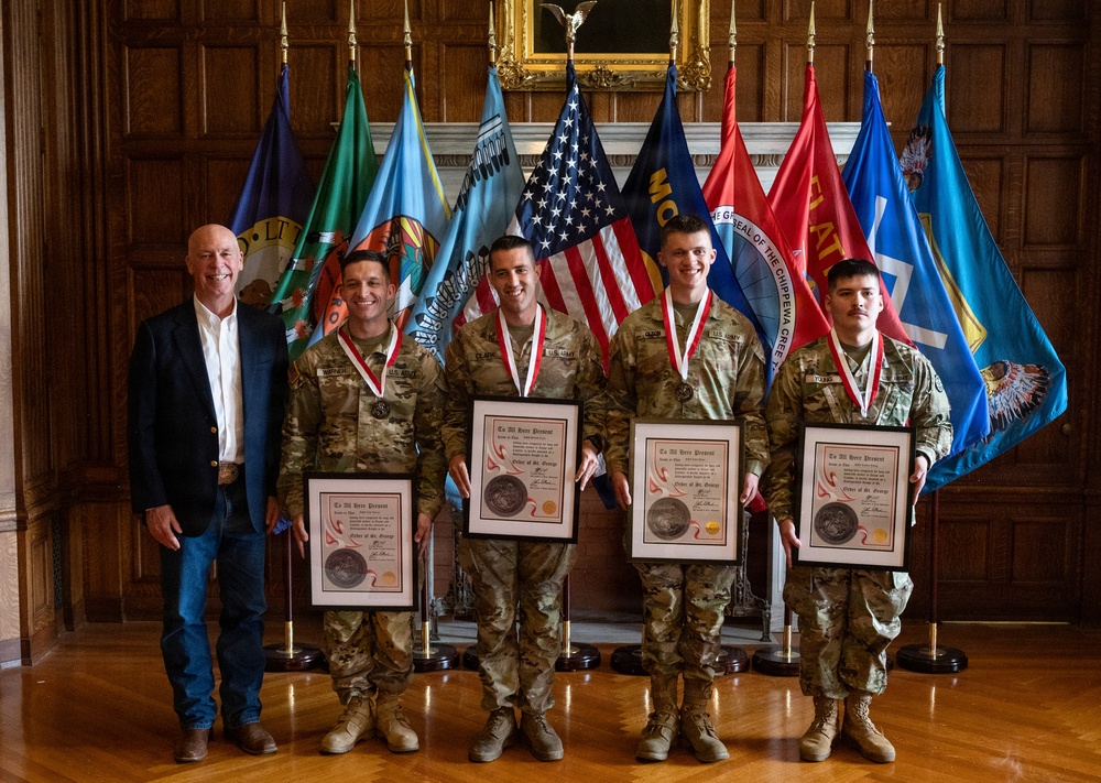 Montana tank crew receives Order of Saint George following Sullivan Cup success