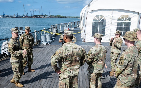 94th AAMDC NCO Reenlists for Four more years