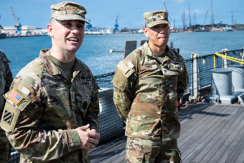 94th AAMDC NCO Reenlists for Four more years