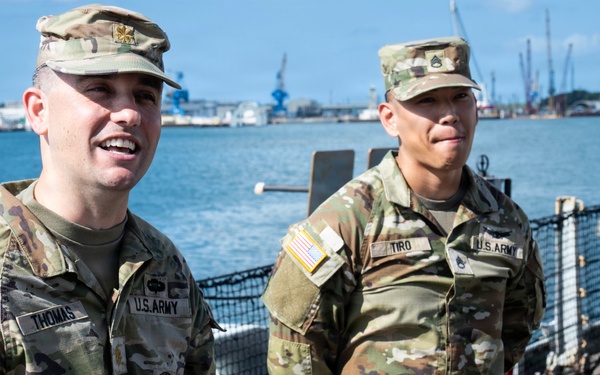 94th AAMDC NCO Reenlists for Four more years