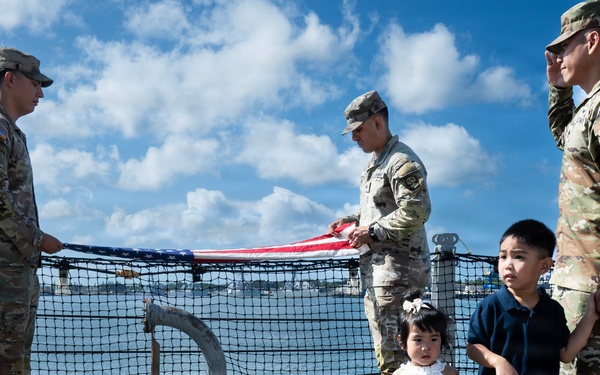 94th AAMDC NCO Reenlists for Four more years