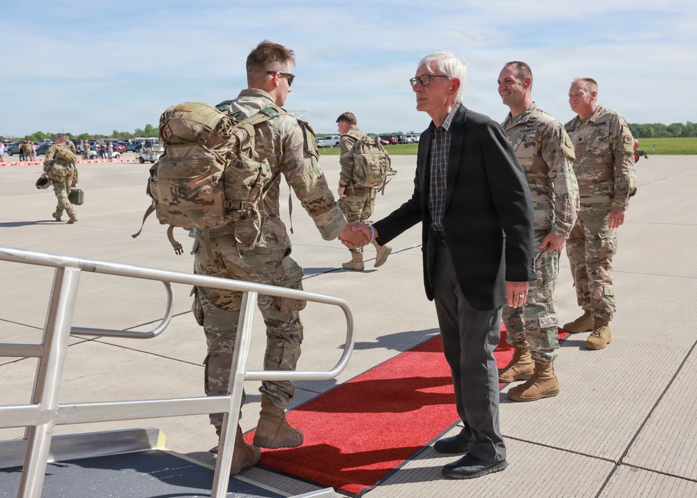 Wisconsin National Guard Soldiers return from yearlong mobilization