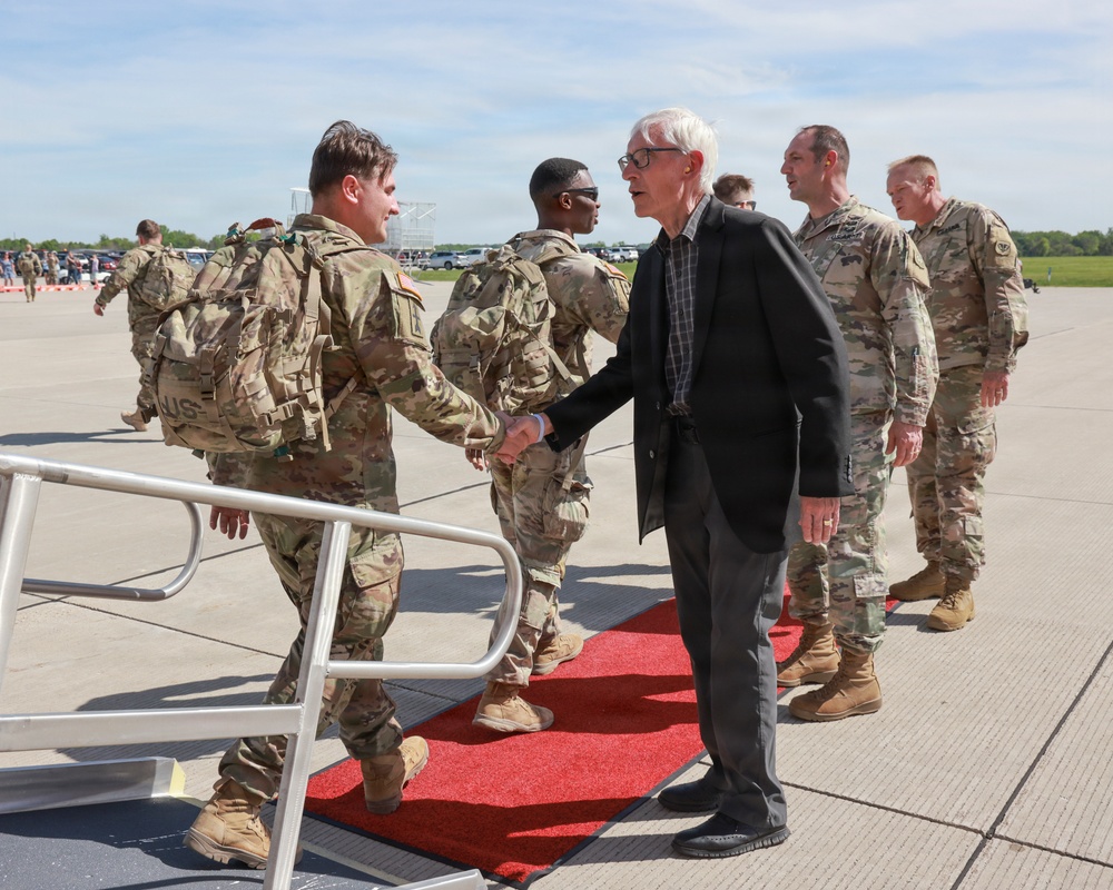 Wisconsin National Guard Soldiers return from yearlong mobilization