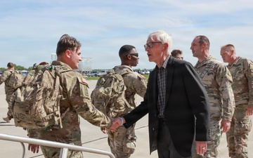 Wisconsin National Guard Soldiers return from yearlong mobilization