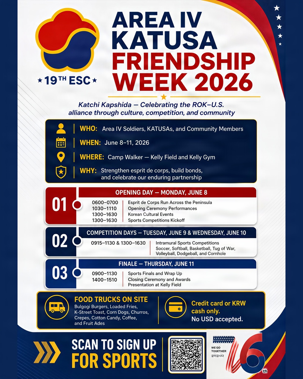Daegu KATUSA Friendship Week 2026 Events