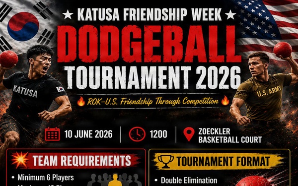 2nd Infantry Division Dodgeball Challenge at Camp Humphreys
