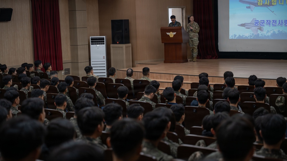 ROKAF cadets explore mission sets at Osan Air Base
