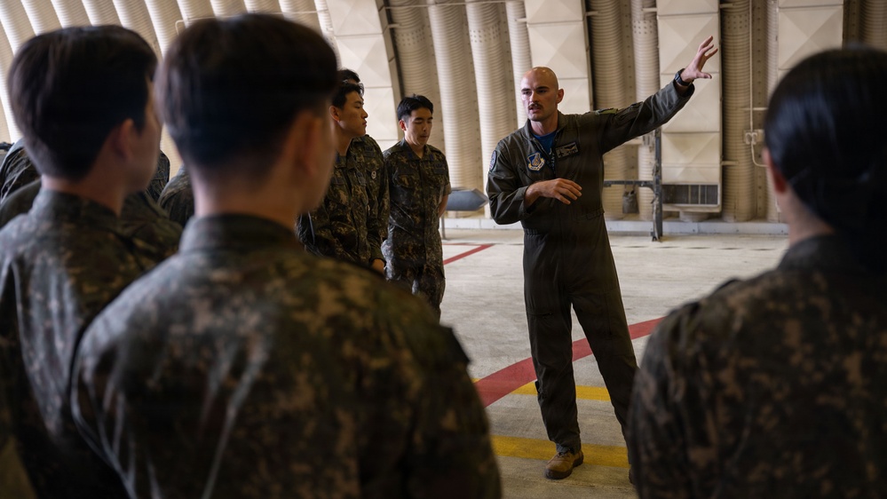 ROKAF cadets explore mission sets at Osan Air Base