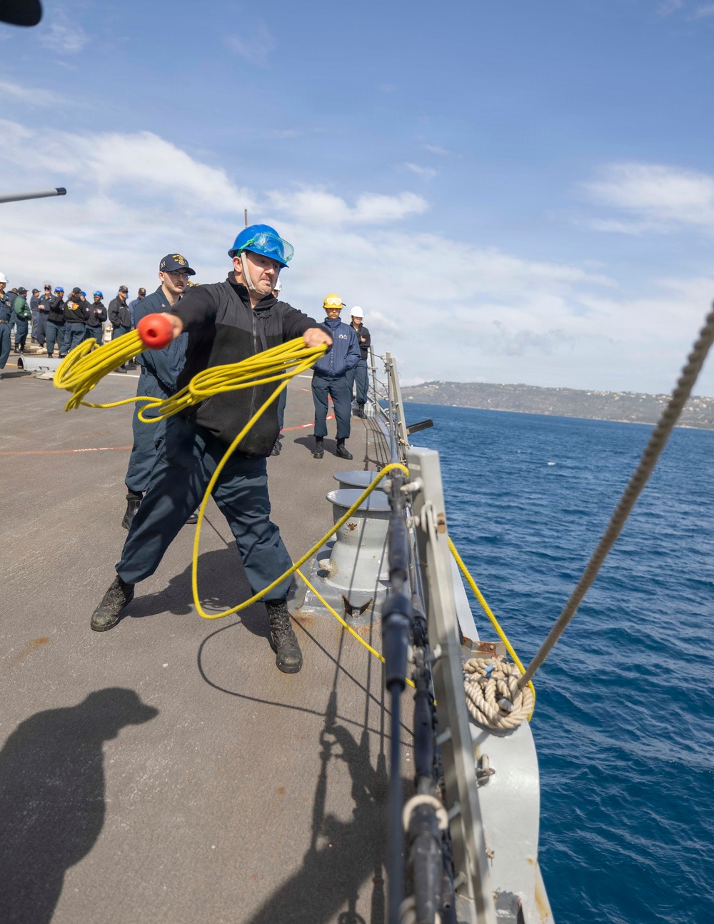 USS Bulkeley (DGD 84) pulls into Souda Bay, Greece, May 15, 2026