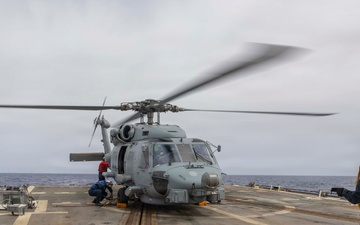 Sailors perform flight quarters onboard USS Bulkeley (DGD 84), May 18, 2026