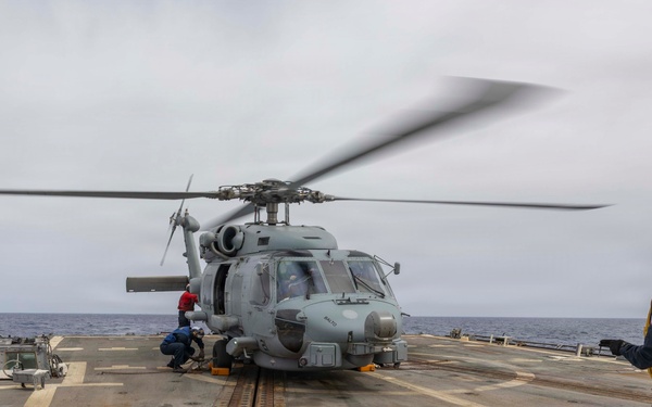 Sailors perform flight quarters onboard USS Bulkeley (DGD 84), May 18, 2026
