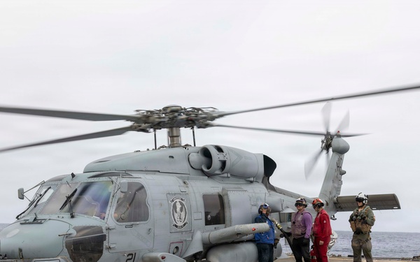 Sailors perform flight quarters onboard USS Bulkeley (DGD 84), May 18, 2026