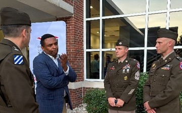 Congressman Don Davis Swears in Future Soldiers at Greenville Recruiting Company Event